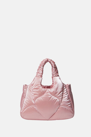 Oryany - Half Moroccan Padding Crossbody Medium Satchel Handbags - Dusty Pink / One Size