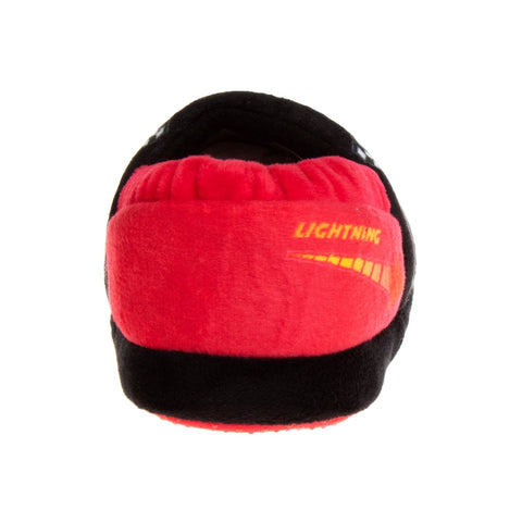 Disney Boys’ Cars Slippers – Lightning McQueen Fuzzy Slippers (Toddler)