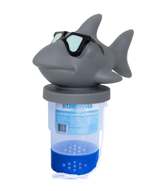 HydroTools Cool Shark Swimming Pool Chemical Dispenser - 13" - Gray and White