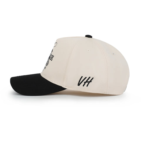 Vintage Havana Trucker Hat for Women & Men – Black & Tan Adjustable Cap – Embroidered "Vintage Rodeo"