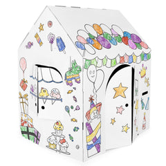 Easy Playhouse Birthday Fort- Decorate & Personalize