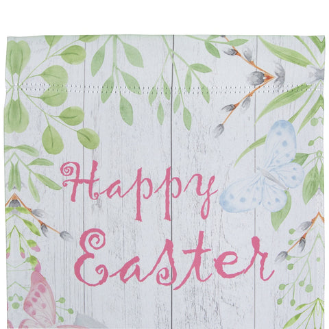 Happy Easter Bunny Ears Outdoor House Flag 28" X 40"