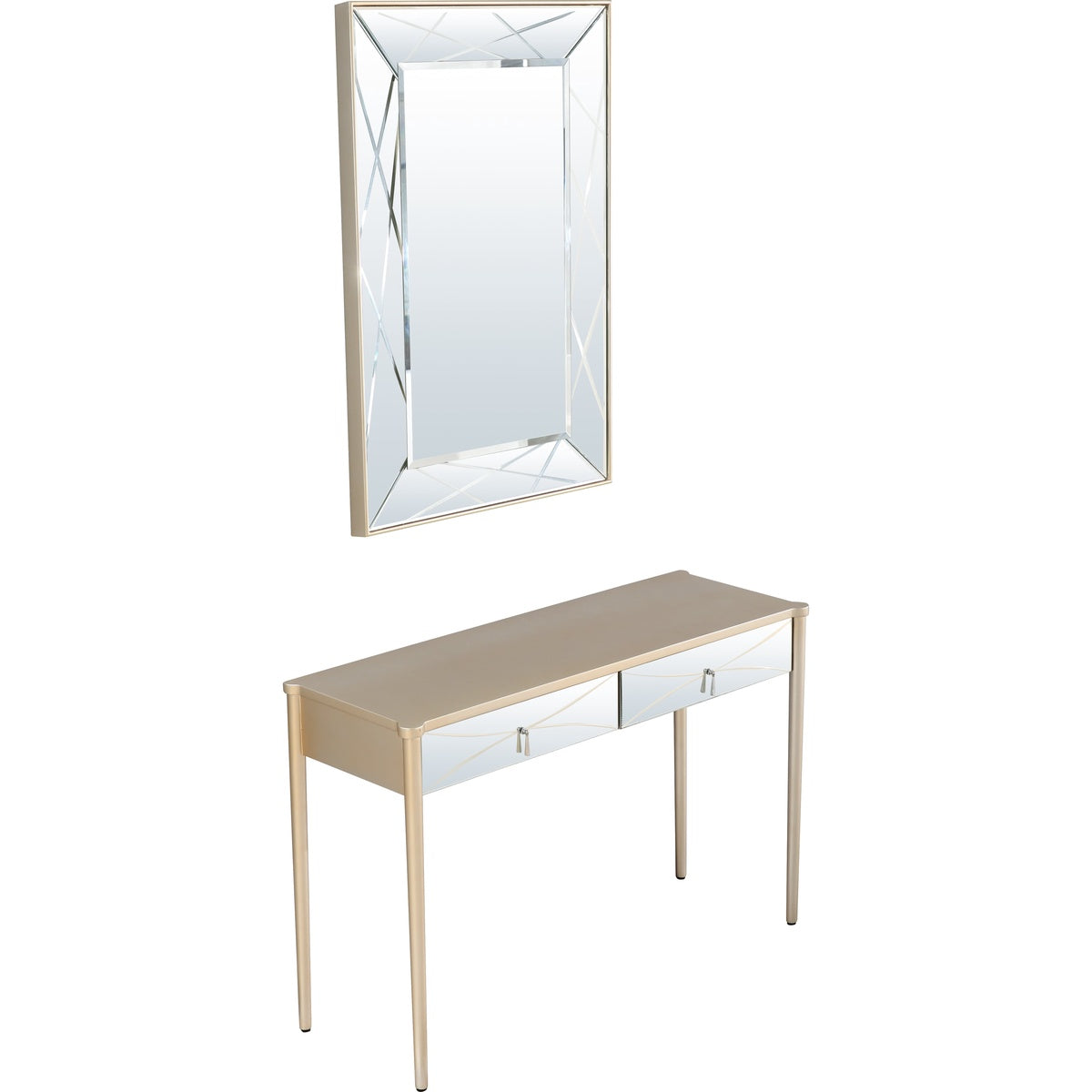  Insley Wall Mirror and Console - Mirror - Bonton