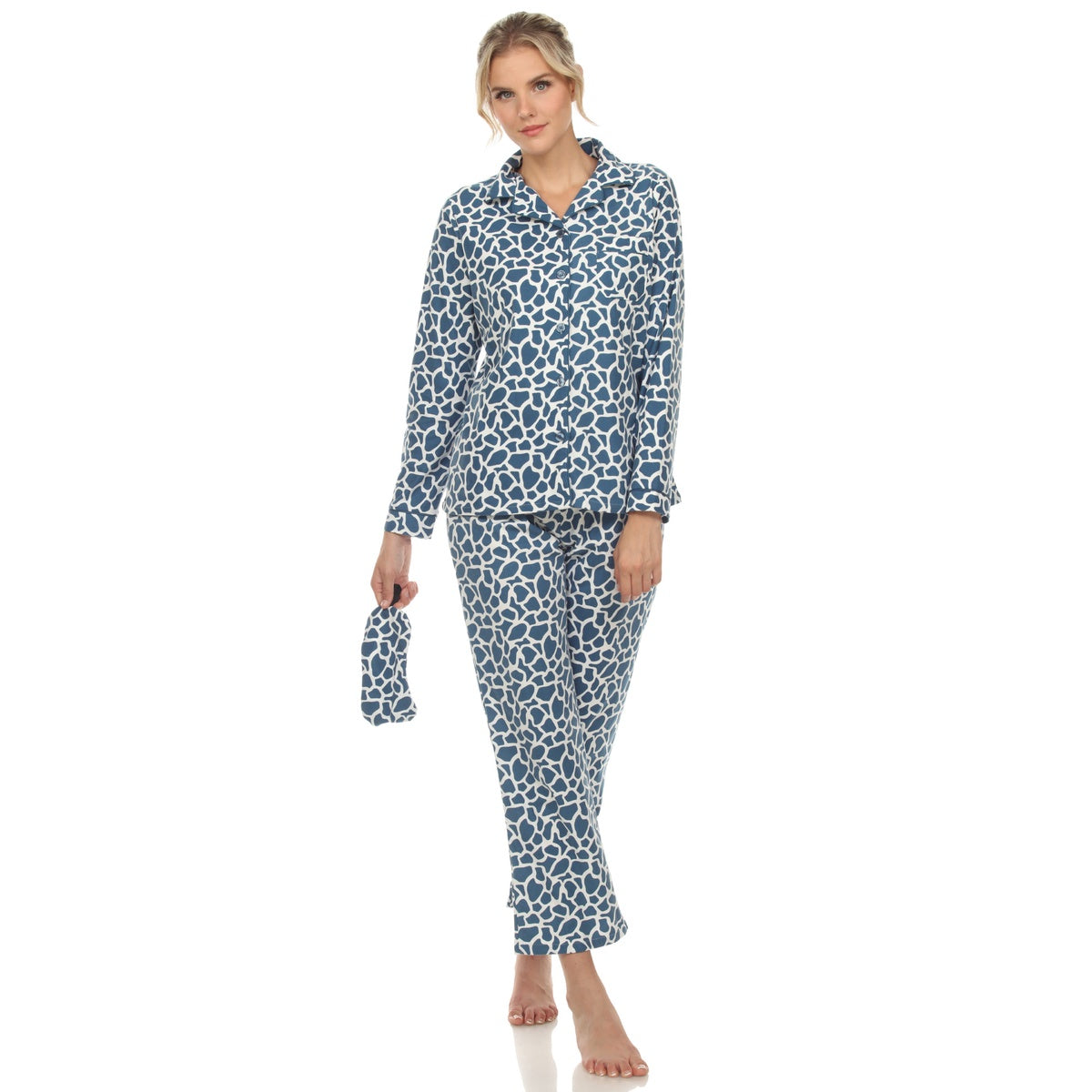  White Mark Women's Three Piece Pajama Set - XL - Bonton