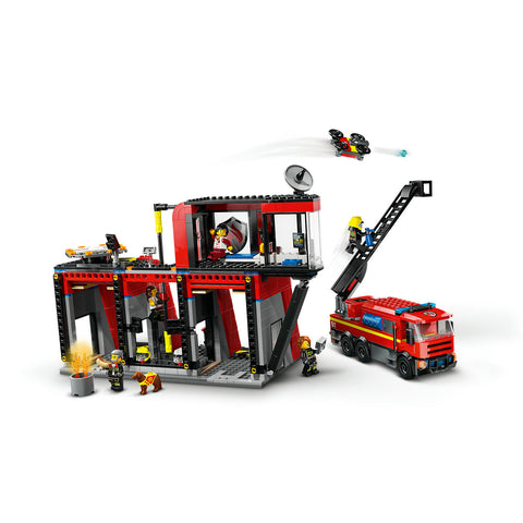 LEGO® City Fire Station With Fire Truck Playset 60414