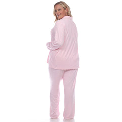 Plus Size Long Sleeve Pajama Set