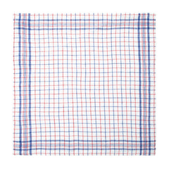 Bistro Napkin 20x20 - Blue & Red - Set of 4