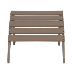 Outdoor Patio Folding Adirondack Ottoman