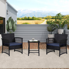 3-Piece Outdoor Patio Seating Conversation