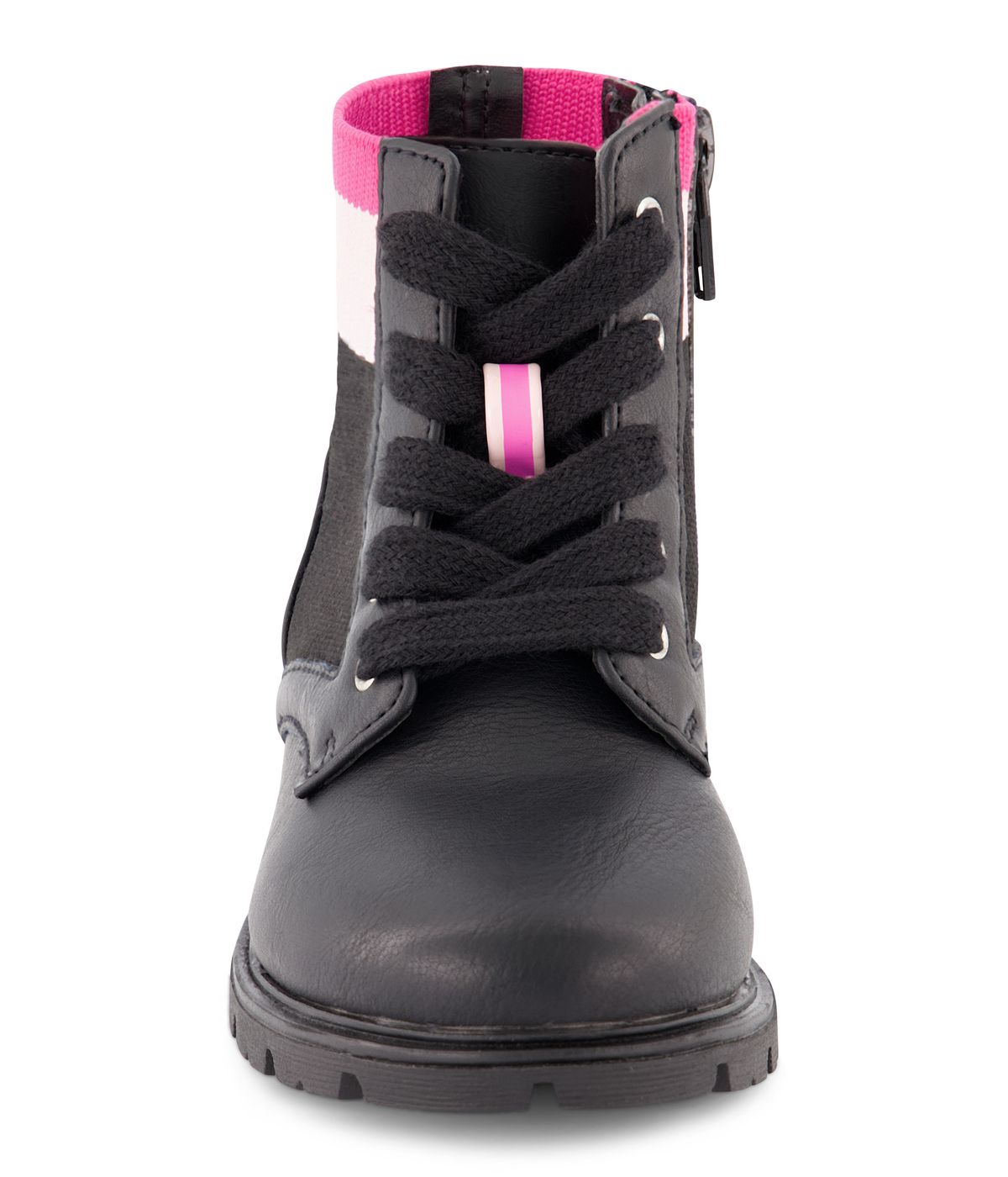  DKNY Moto Boot With Pop Color Black - Black - Bonton