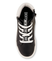 Hightop Black And White Sneaker Black