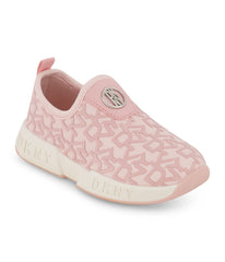 Slip On Sneaker With Repeat Logo Blush