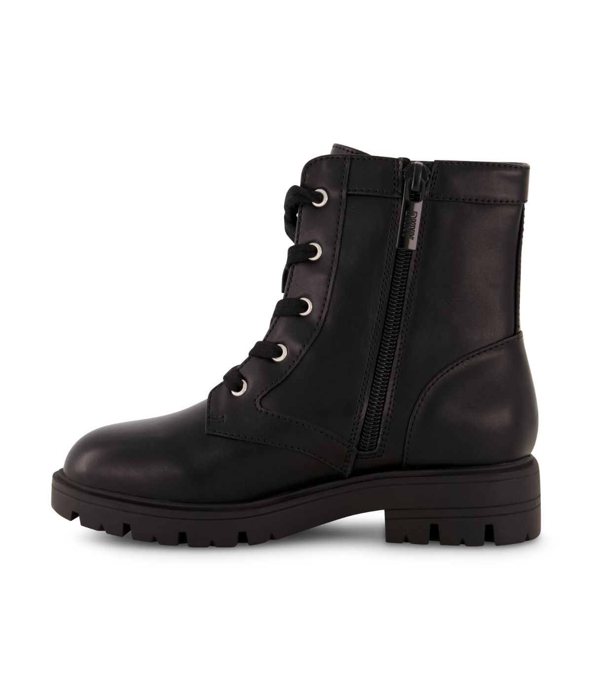  DKNY Moto Boot With Studs And Repeat Blanded Logo Black - Black - Bonton