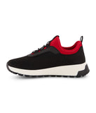Two Color Sneaker With Two Color Outsole Black
