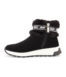 Casual Ankle Boot On Snaker Outsole Black