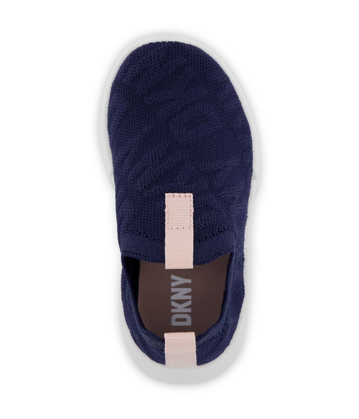  DKNY Slip On Sneaker With Repeat Logo Navy - Navy - Bonton