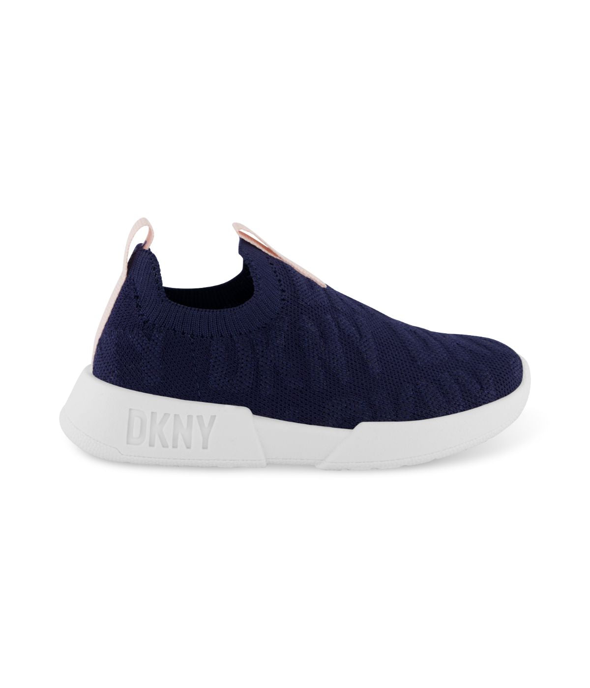  DKNY Slip On Sneaker With Repeat Logo Navy - Navy - Bonton