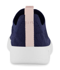 Slip On Sneaker With Repeat Logo Navy