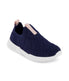  DKNY Slip On Sneaker With Repeat Logo Navy - Navy - Bonton