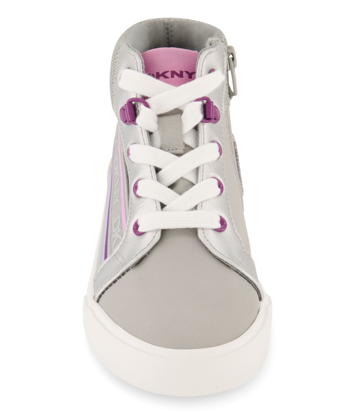  DKNY High Top With Pop Color Gray - Gray - Bonton