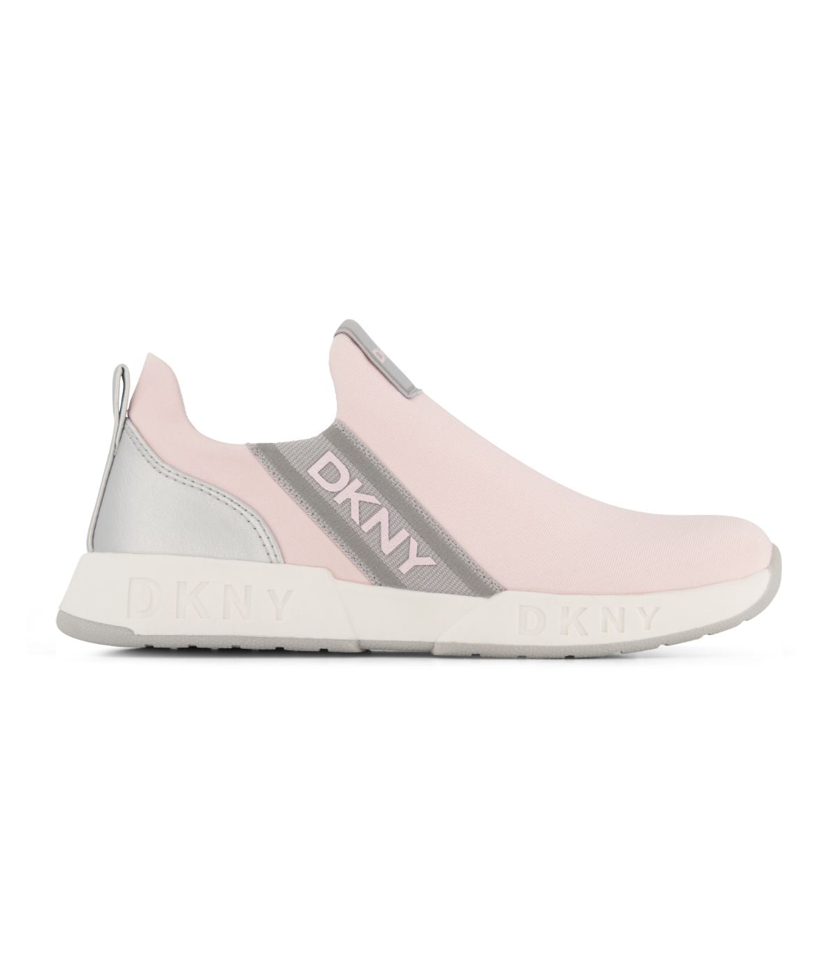  DKNY Slip On Snaker With Side Logo Strap Blush - Blush - Bonton