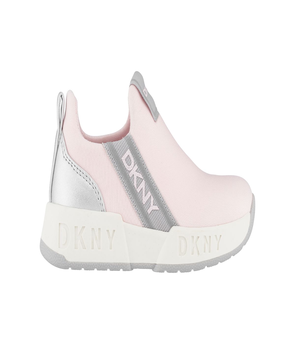  DKNY Slip On Snaker With Side Logo Strap Blush - Blush - Bonton