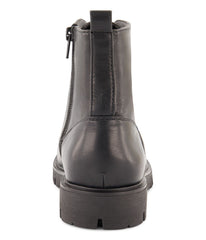 Moto Boot With Oversized Logo Black