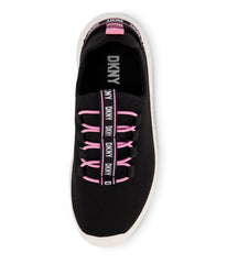 Slip On Sneaker With Color Pop Detail Black