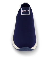 Slip On Snaker With Side Logo Strap Navy