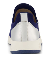 Slip On Snaker With Side Logo Strap Navy