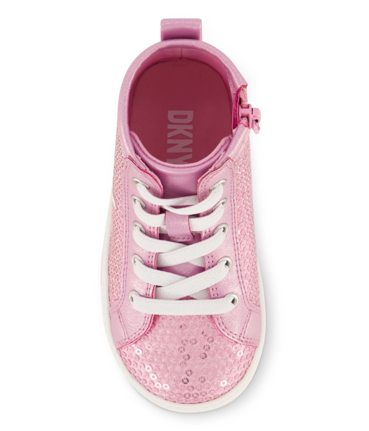  DKNY Sequin Upper High Top Blush - Blush - Bonton