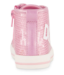 Sequin Upper High Top Blush