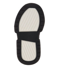 Slip On Snaker With Pop Elastic Strap Black