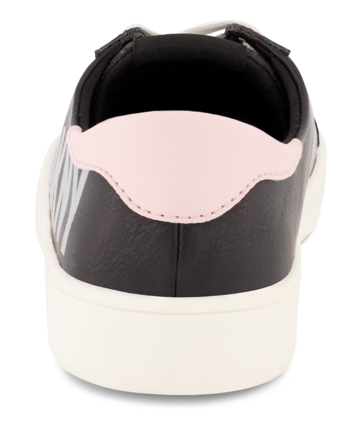  DKNY Low Top Court Shoe With Oversized Side Logo Black - Black - Bonton