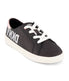  DKNY Low Top Court Shoe With Oversized Side Logo Black - Black - Bonton