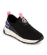  DKNY Slip On Sneaker With Pop Multi Color Back Strap Black - Black - Bonton