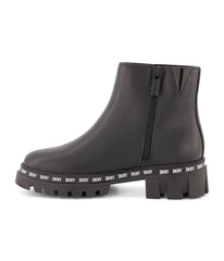 Ankle Boot With Reapeat Logo In The Oversized Outsole Black