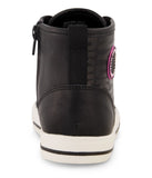 High Top Snaker With Repeat Logo Black