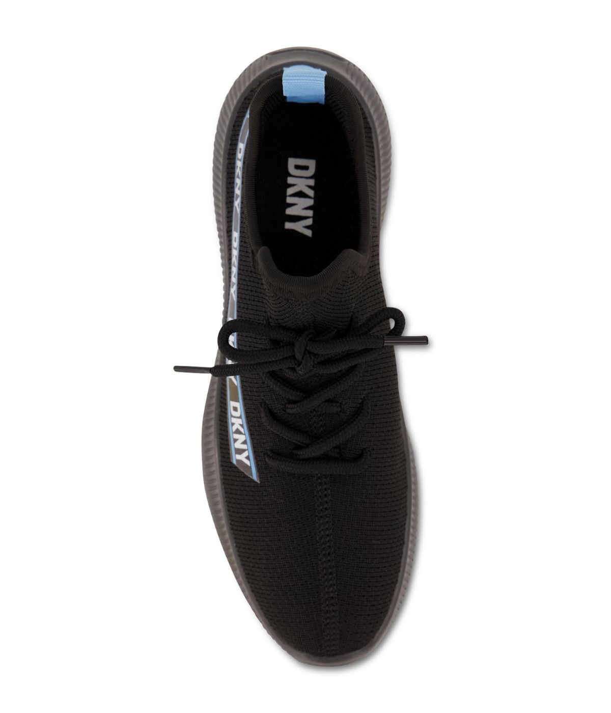  DKNY Slip On Knit Sneaker With Translusive Outsole Black - Black - Bonton