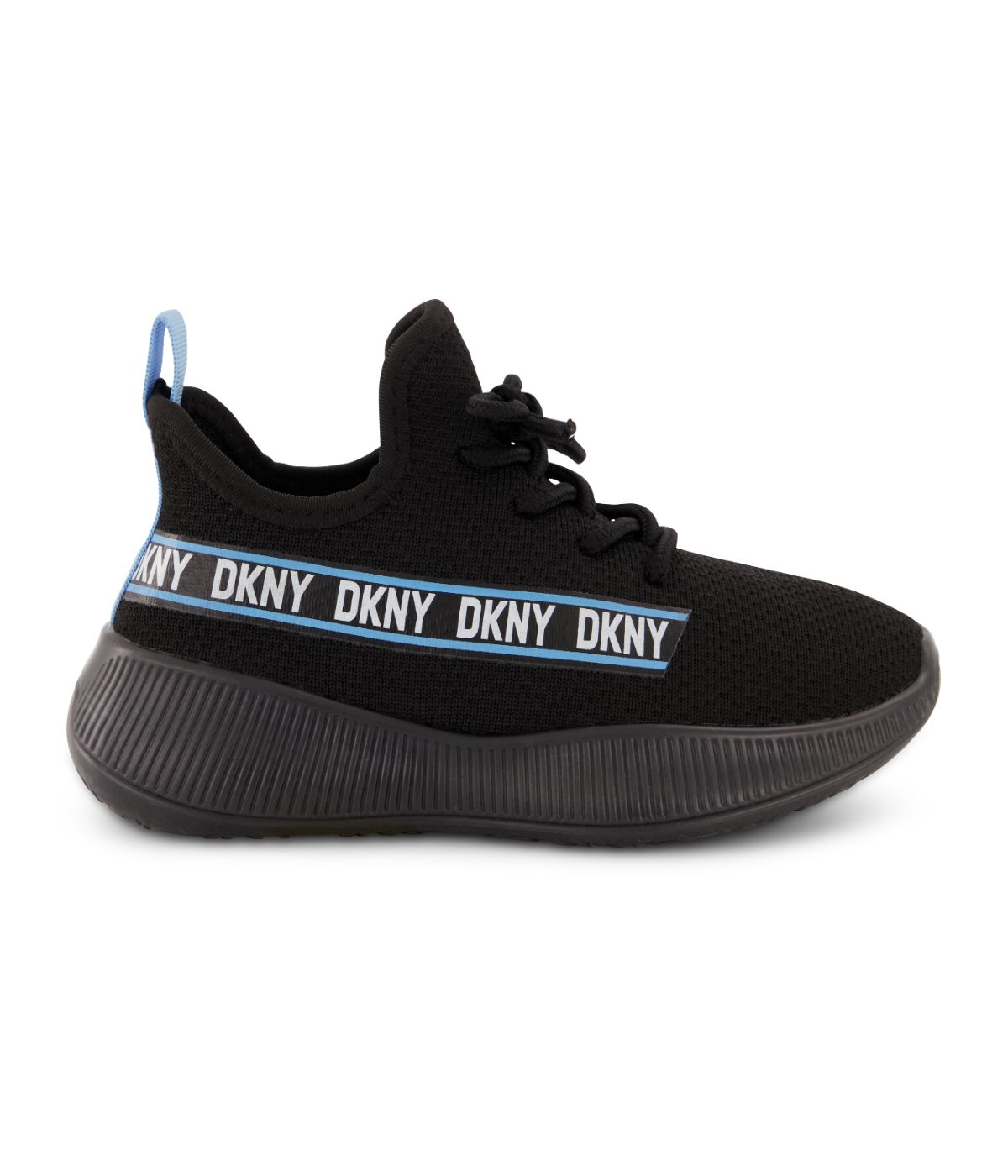  DKNY Slip On Knit Sneaker With Translusive Outsole Black - Black - Bonton