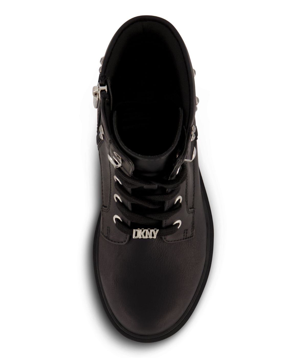  DKNY Ankle Boot With Larger Crystal Stones On The Collar Black - Black - Bonton