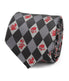  Cufflinks Alice in Wonderland Gray Men's Tie - Gray - Bonton