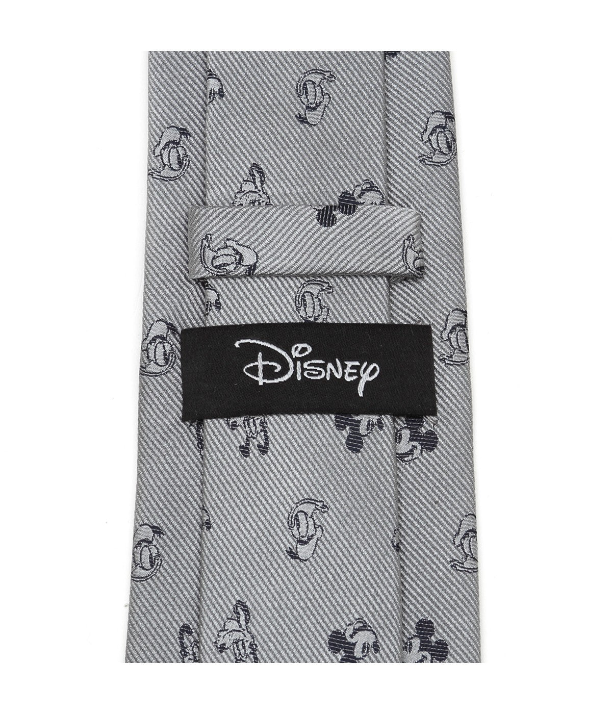  Cufflinks Mickey and Friends Men's Tie - Gray - Bonton