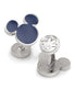  Cufflinks Mickey Mouse Silhouette Cufflinks - Silver - Bonton