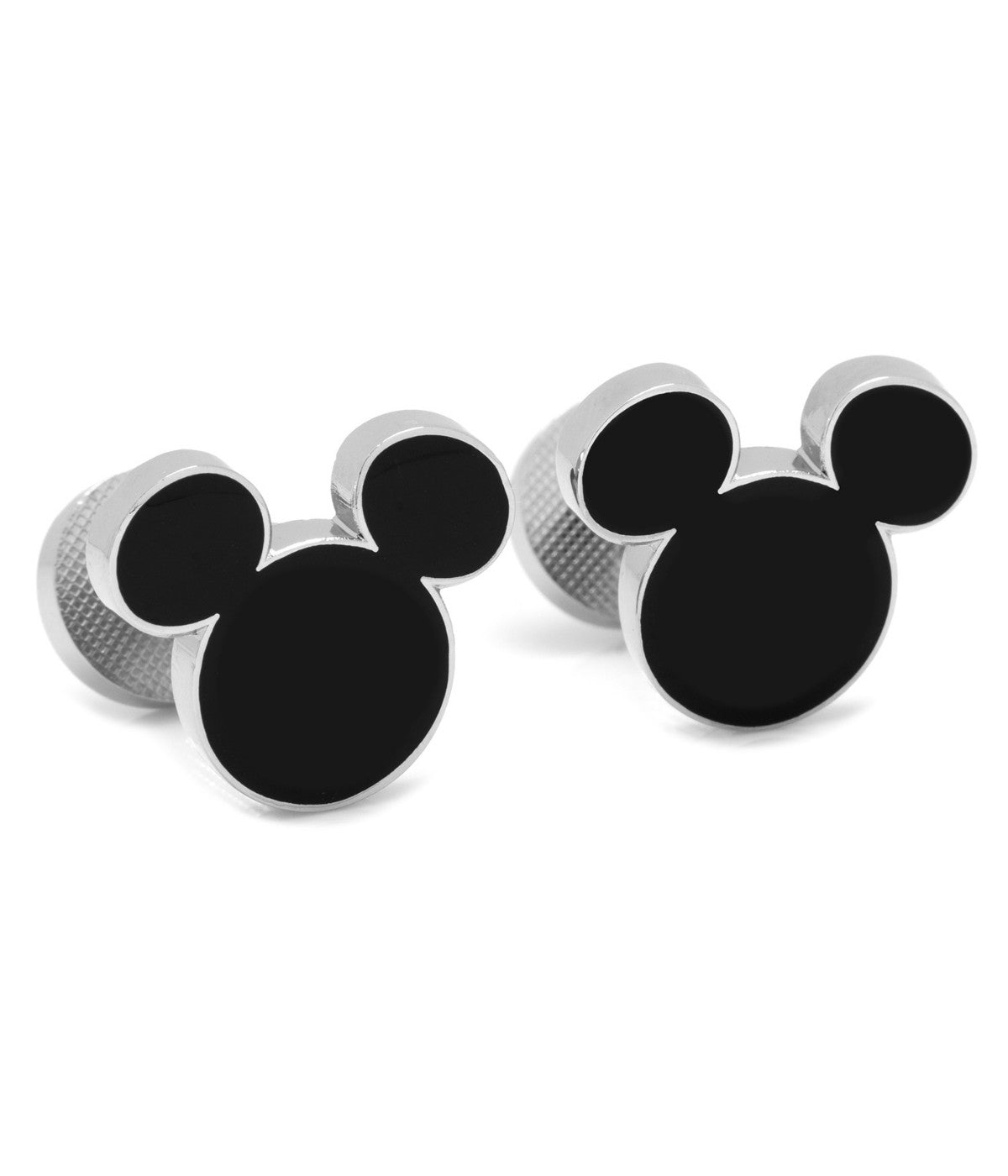  Cufflinks Mickey Mouse Silhouette Cufflinks - Black - Bonton