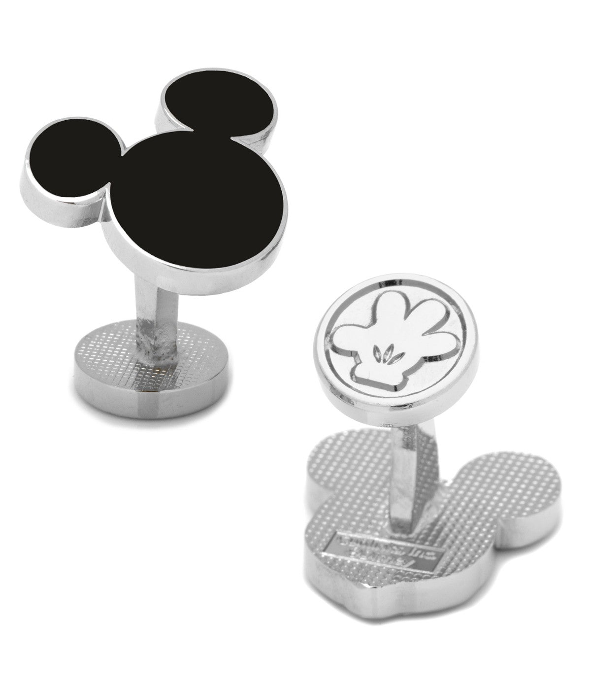  Cufflinks Mickey Mouse Silhouette Cufflinks - Black - Bonton