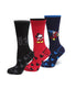  Cufflinks Mickey's 90th Anniversary 3 Pair Socks Gift Set - Multi - Bonton