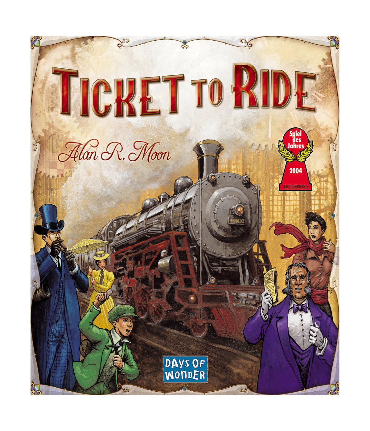  Ticket to Ride Game Multi - Multi - Bonton