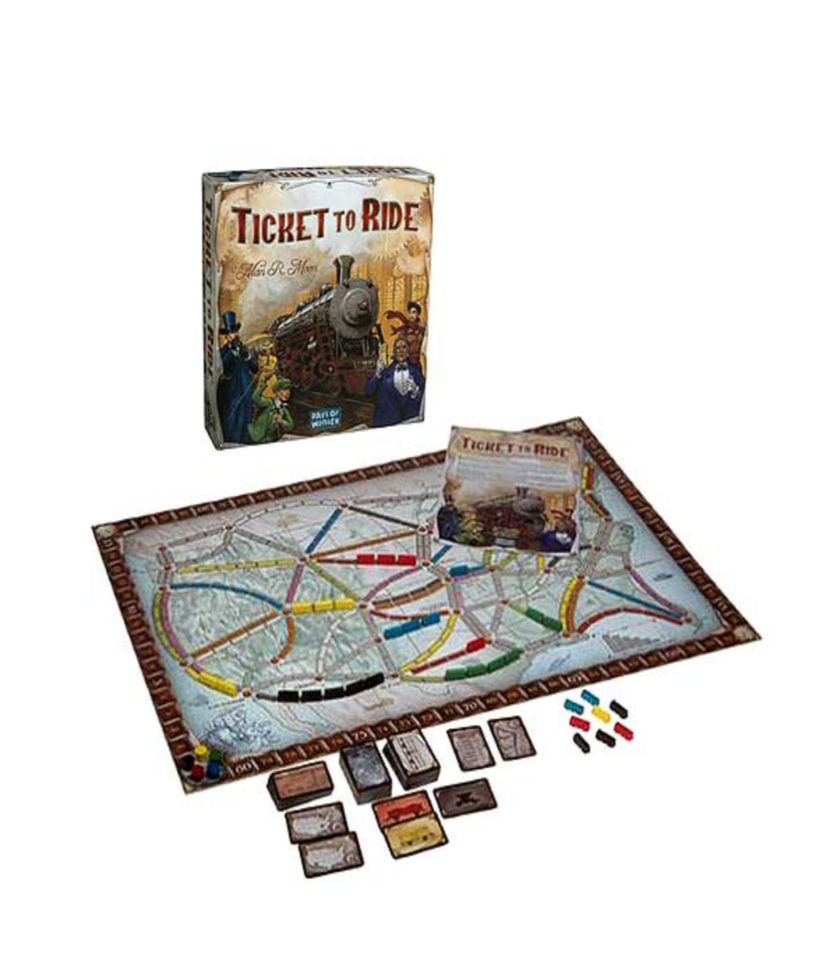  Ticket to Ride Game Multi - Multi - Bonton