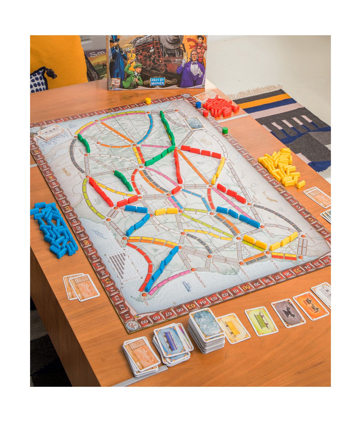  Ticket to Ride Game Multi - Multi - Bonton